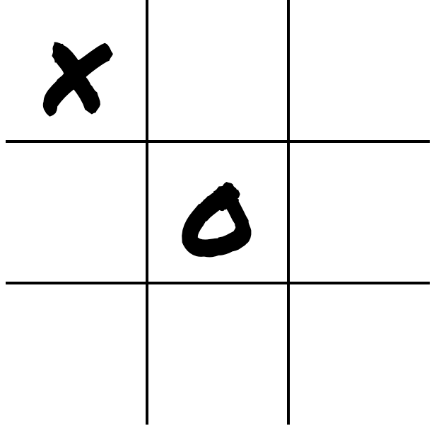 Screencap of Tic-Tac-Toe game